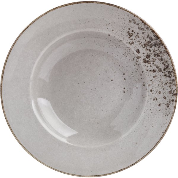 6x VEGA Assiette Palana creuse; 20 cl, 24x4 cm (ØxH); gris; rond(e); 6 pièce(s) / Lot