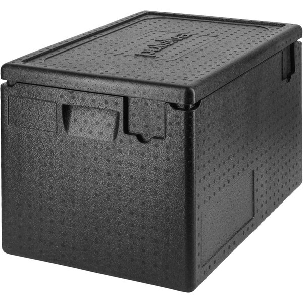PULSIVA Caisson isotherme Eco GN 1/1 avec poignées; 61 l, 60x40x41 cm (LxlxH); noir