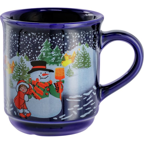 24x PULSIVA Mug Noël; 24 cl, 8x8.9 cm (ØxH); multicolore; rond(e); 24 pièce(s) / Lot