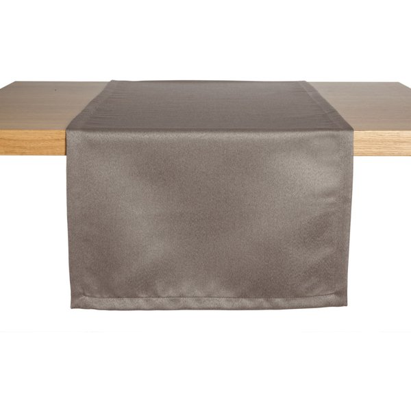 ERWIN M. Runner tavola Ancona Satin; 40x130 cm (LxL); tortora; rettangolare