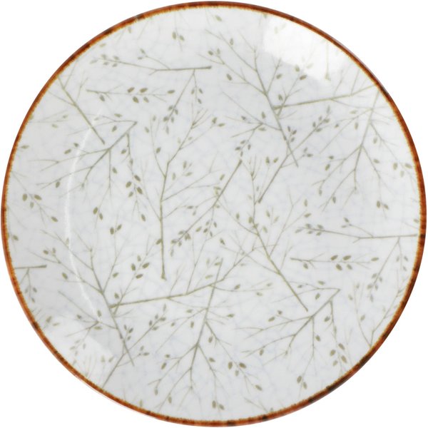 6x VEGA Assiette Eden plate; 24.5 cm (Ø); blanc/beige; rond(e); 6 pièce(s) / Lot