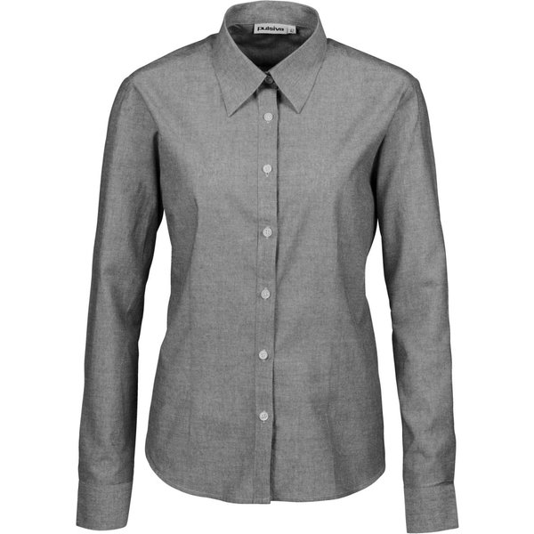 PULSIVA Chemisier femme Branda manches longues ; Taille 50/52; anthracite