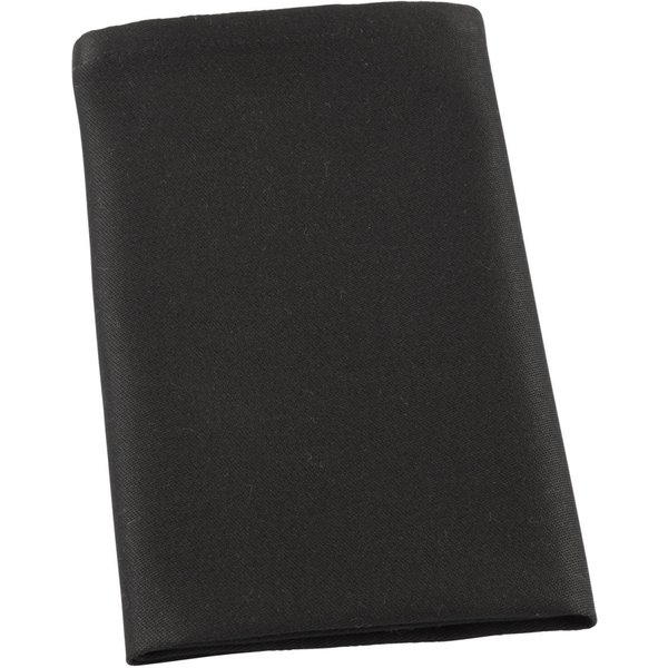 48x PULSIVA Serviette de table Oblia; 40x40 cm (lxL); noir; 48 pièce(s) / Lot