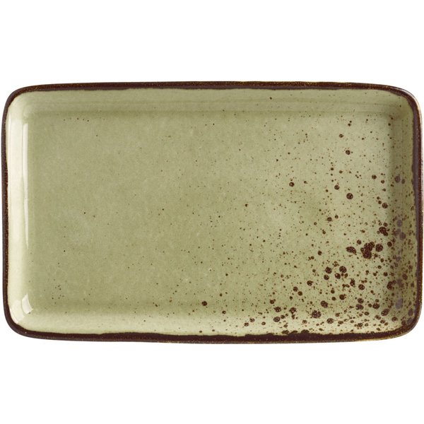 6x VEGA Piatto Palana; 21x13x2.1 cm (LxLxH); verde lime; rettangolare; 6 pz. / Pacco
