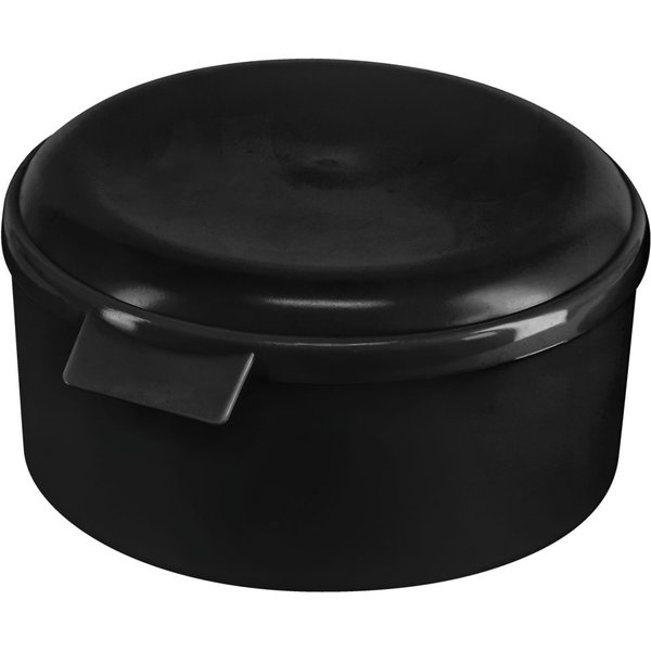 Boîte repas réutilisable Aso elasto REuse; 1100 ml, 15.9x8.4 cm (ØxH); noir; rond(e); 25 pièce(s) / Lot