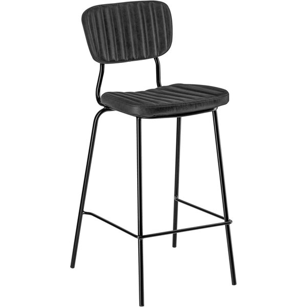 Chaise de bar Tolo VEGA; 53x53x112 cm (lxPxH); Assise noir, Structure noir; 2 pièce(s) / Lot
