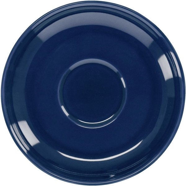 6x PULSIVA Piattino tazza cappuccino piccola Joy 2.0; 14 cm (Ø); blu; rotonda; 6 pz. / Pacco