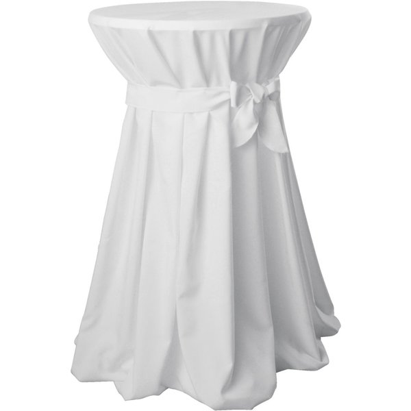 Copritavolo alto Montréal ERWIN M.; 120x135 cm (ØxH); bianco