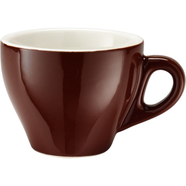 6x PULSIVA Tazza cappuccino piccola Joy 2.0; 200 ml, 9x7 cm (ØxH); marrone; rotonda; 6 pz. / Pacco