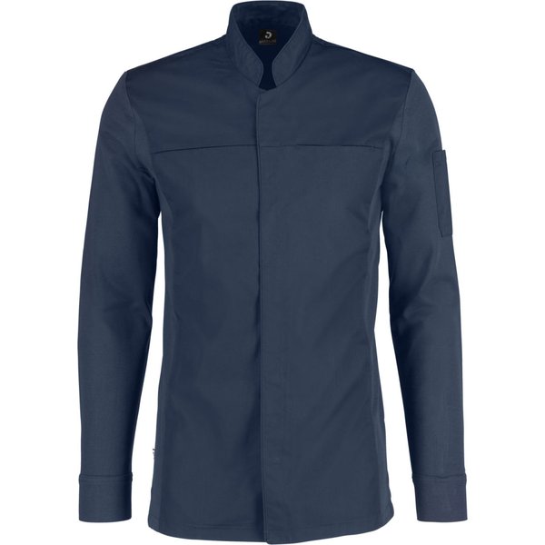 JOBELINE Veste de cuisine homme Phoenix manches longues; Taille 46; bleu marine