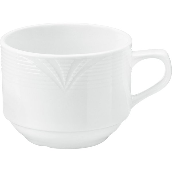 6x PULSIVA Tazza cappuccino Rena; 190 ml, 7.9x6.2 cm (ØxH); bianco; rotonda; 6 pz. / Pacco