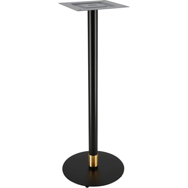 VEGA Pied de table haut d'extérieur Oris; 42x110 cm (ØxH); noir/doré