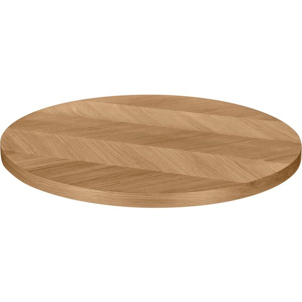 VEGA Piano tavolo Pescaro rotondo; 80 cm (Ø); quercia/naturale; rotonda