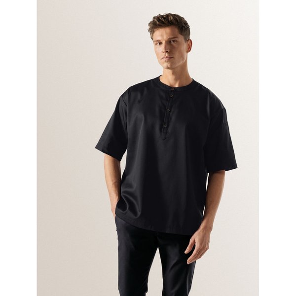 Chemise de cuisine Gorgio Le Nouveau Chef; Taille XL; noir