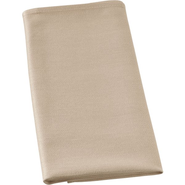 48x PULSIVA Serviette de table Oblia; 40x40 cm (lxL); sable; 48 pièce(s) / Lot