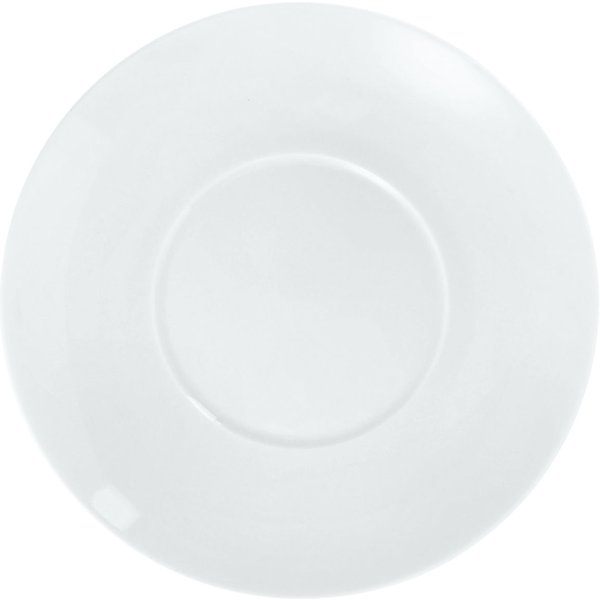 6x PULSIVA Sous-tasse café Coupe; 15.5x2 cm (ØxH); blanc; rond(e); 6 pièce(s) / Lot