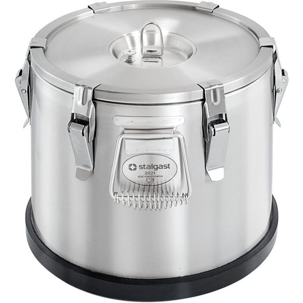 Stalgast Boîte de transport isotherme; 20 l, 37x33 cm (HxØ); argenté