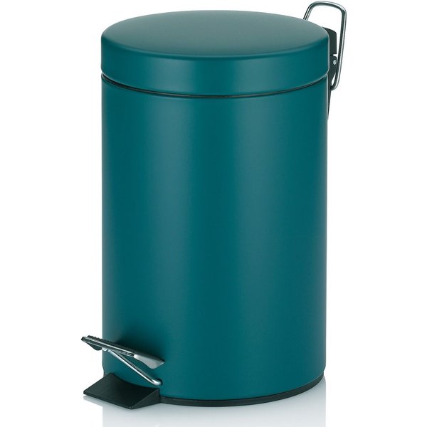 kela Cestino portarifiuti Monaco in metallo; 3000 ml, 17x26 cm (ØxH); petrolio