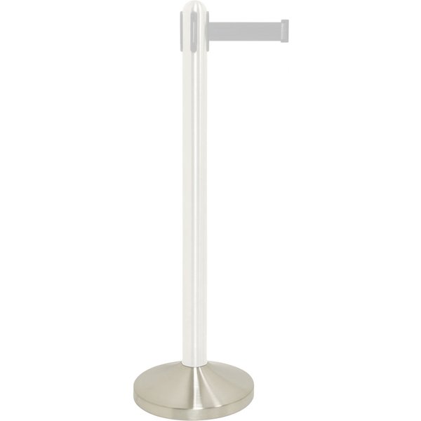 Base per colonnina segnapercorso Securit; 32x9.2x10x9.2 cm (LxLxHxP); argento