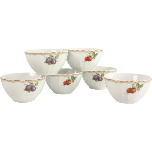 Set coupelles 6 pièces Flora Orchad CreaTable; 0.3 l, 14x7 cm (ØxH); blanc; rond(e); 6 pièce(s) / Lot