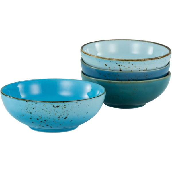 4x CreaTable Collezione Natura - Ciotola per frullati 4 pz.; 400 ml, 16.5x6 cm (ØxH); blu; rotonda; 4 pz. / Pacco