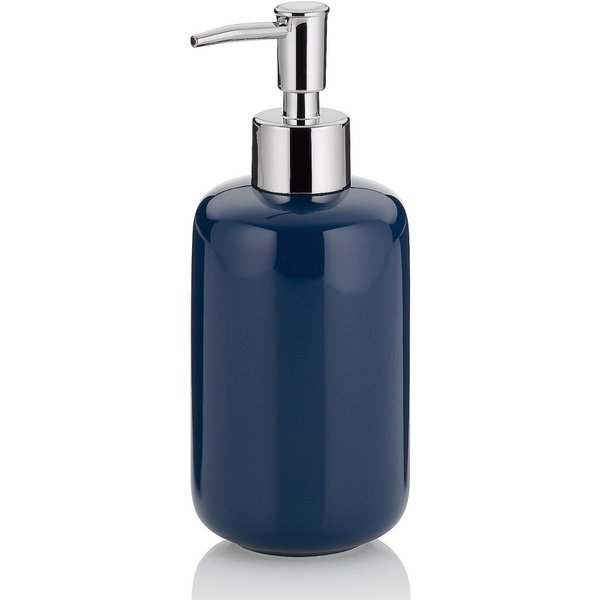 Dispenser per sapone Isabella in ceramica kela; 400 ml, 18 cm (H); blu; rotonda