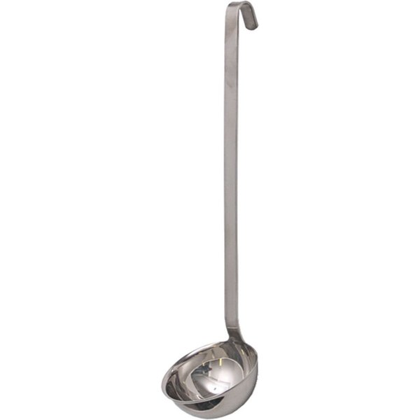 Sunnex Mestolo monoblocco, 0,2 litri, lunghezza manico 40 cm; 180 ml, 40 cm (L); argento