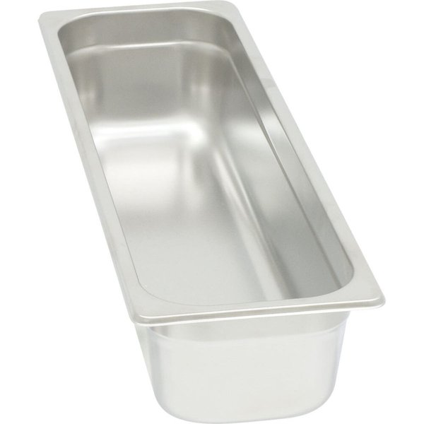 Stalgast Bac Gastro GN en inox, série Standard; GN 2/4, 3.5 l, 53x16.2x6.5 cm (LxlxP); argenté