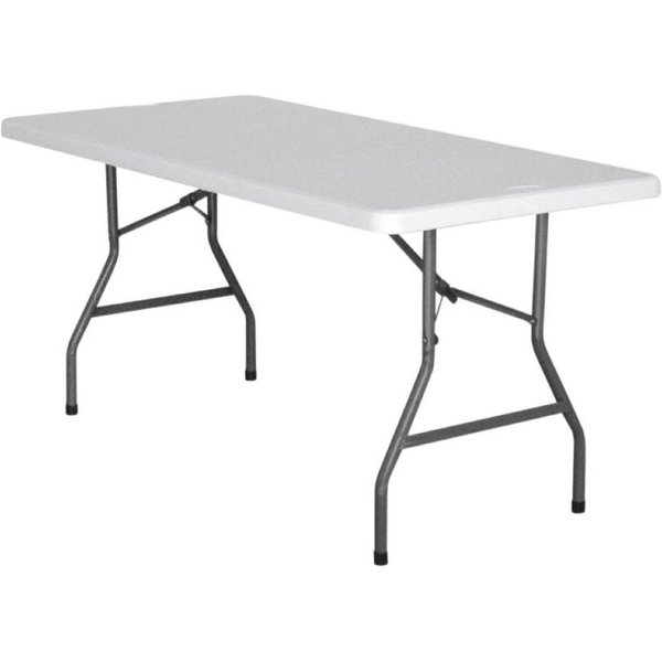 Table rectangulaire Nîmes Ligne CHR; 76 cm (l); blanc; rectangulaire