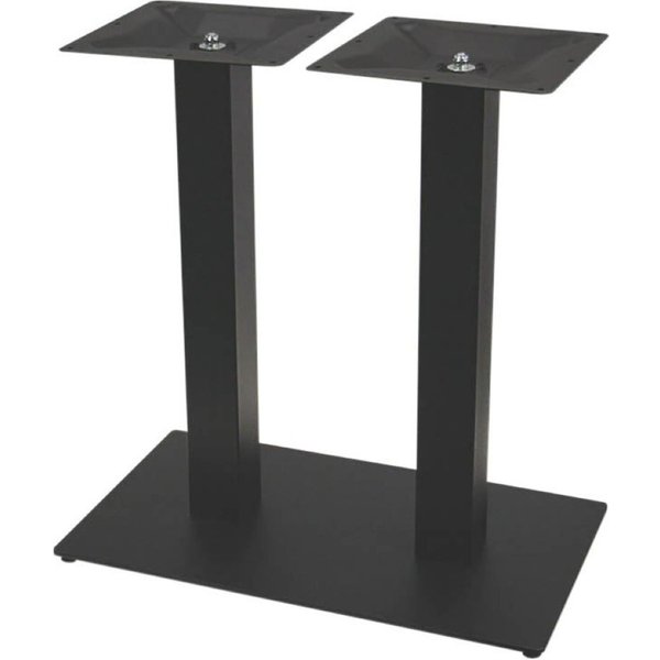 Pied de table double Entry H 72 cm Ligne CHR; 40x72 cm (lxH); noir