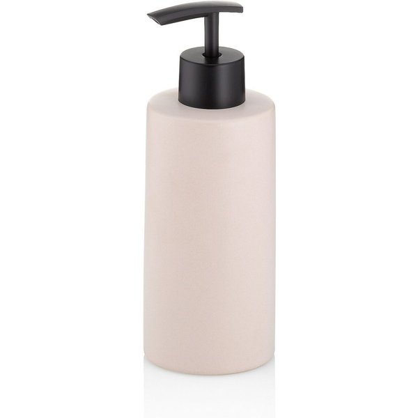 Distributeur de savon Matsi en céramique kela; 19.5 cm (H); rose; rond(e)