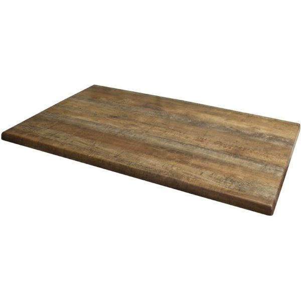 Ligne CHR Plateau de table Werzalit; 70x3 cm (lxH); brun; rectangulaire