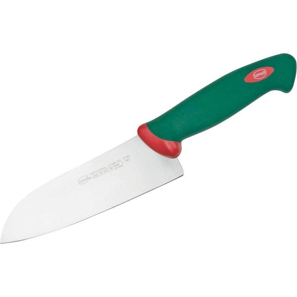 Sanelli Coltello Santoku PREMANA, manico ergonomico, lunghezza lama 16 cm; 16 cm (L); verde