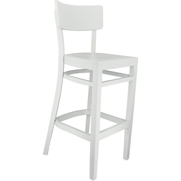 Chaise de bar Bastia Ligne CHR; 50.5x47x108 cm (lxPxH); blanc