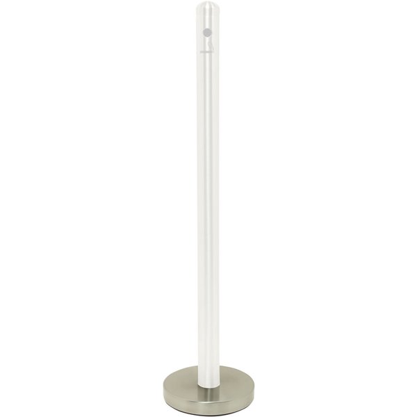 Posacenere da terra in acciaio inox Basis – 4 × 25 × 25 cm – 3,44 kg Securit; 25x4x3.44 cm (LxHxP); argento
