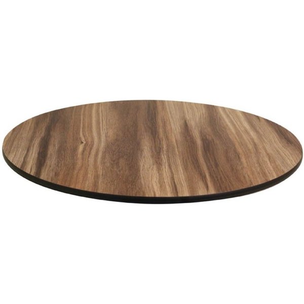 Ligne CHR Plateau de table Mesa; 60x1.25 cm (lxH); brun; rond(e)