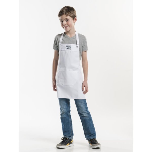 Chaud Devant Tablier à bavette WhitelW50 - L55 cm; 55x50 cm (Lxl); blanc