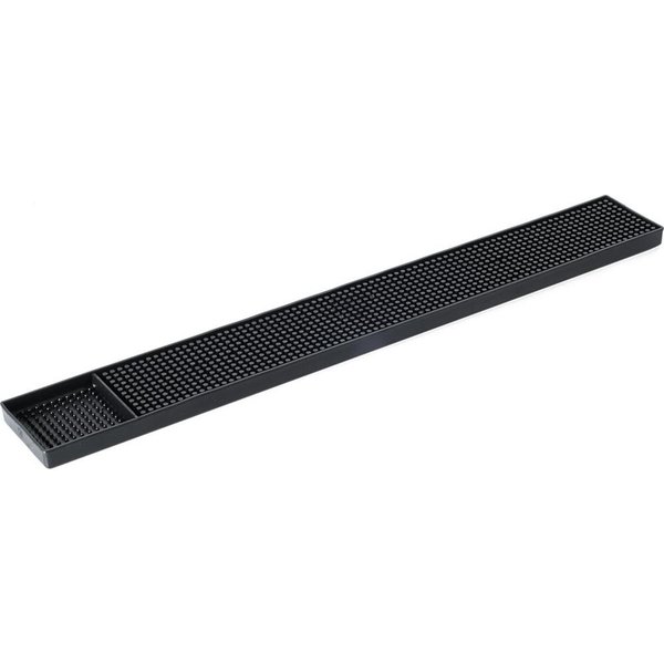 Stalgast Tapis de bar, 59 x16 x 1 cm (LxPxH); 8x59x1.6 cm (LxlxH); noir