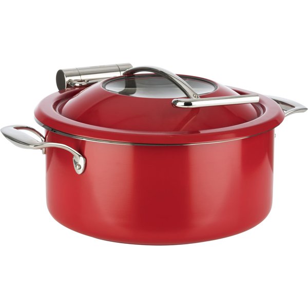 Chafing Dish 4 pièces ORBIT APS; 4 l, 17.5x30.5 cm (HxØ); rouge; rectangulaire