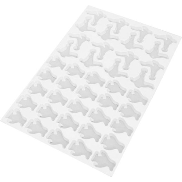 Schneider Tapis d'emporte-pièce phoque, pingouin; 58x39 cm (Lxl); blanc