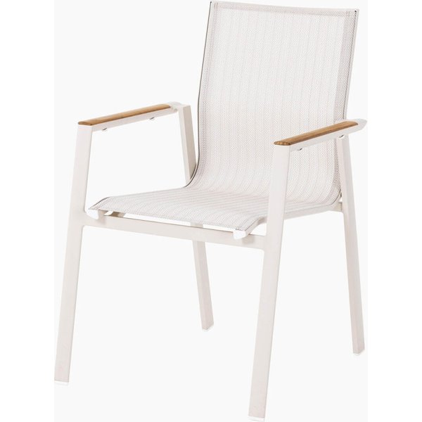 Chaise Rhodos avec accoudoirs Barths; 57.5x67x88 cm (lxPxH); sable