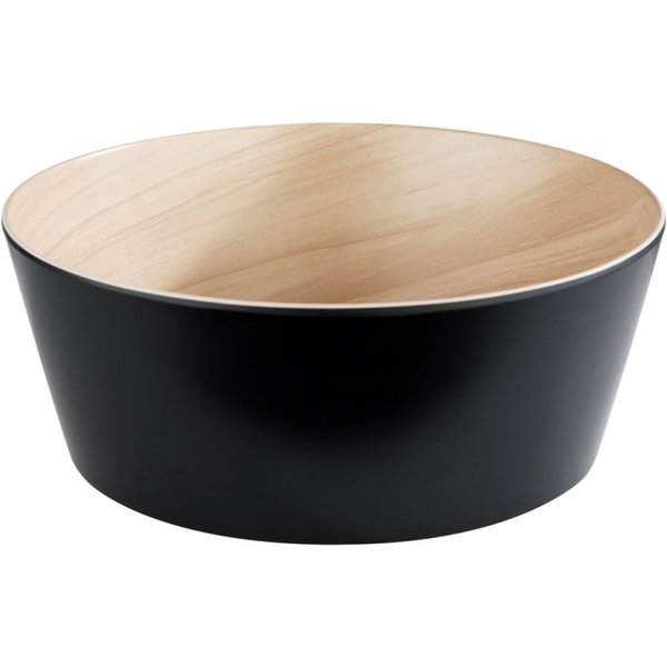 Coupelle et saladier APS; 3.4 l, 26.5x10.5 cm (ØxH); beige/noir; conique; Divers