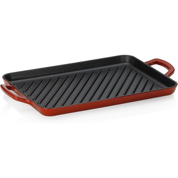 kela Plat à griller Calido en fonte; 35x2 cm (LxH); argenté