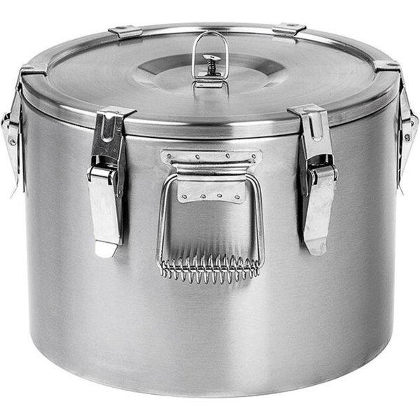 Stalgast Contenitore termico in acciaio inox, Linea base; 15000 ml, 27x33 cm (HxØ); argento