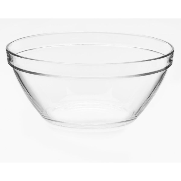 4x Bormioli Rocco Bol Pompei 20 cm; 3.65 l, 26x26x26x11.5 cm (LxlxØxH); transparent; rond(e); 4 pièce(s) / Lot