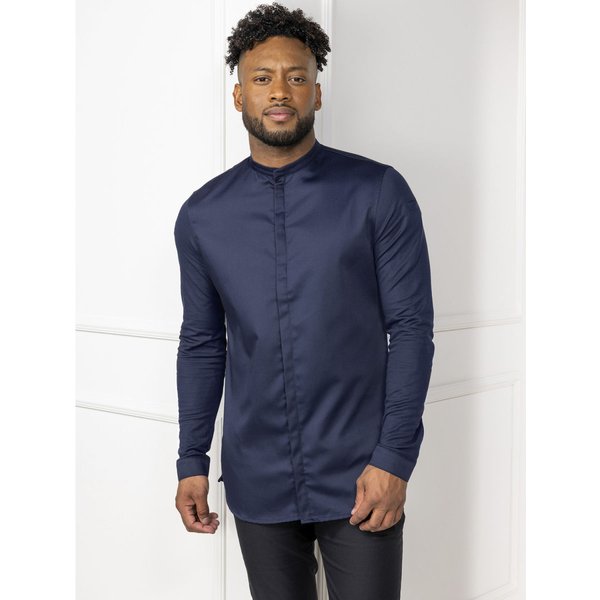 Le Nouveau Chef Veste de cuisine homme Julien couleur; Taille XS; bleu foncé
