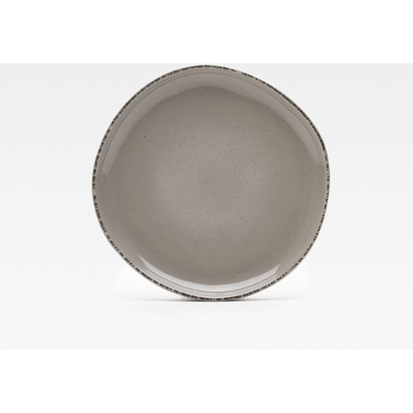 6x van Well Dessertteller Urban; 20x20x20x1.8 cm (LxLxØxH); marrone; rotonda; 6 pz. / Pacco