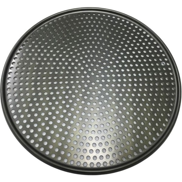 Teglia per pizza, perforata Stalgast; 40 cm (Ø); nero; rotonda
