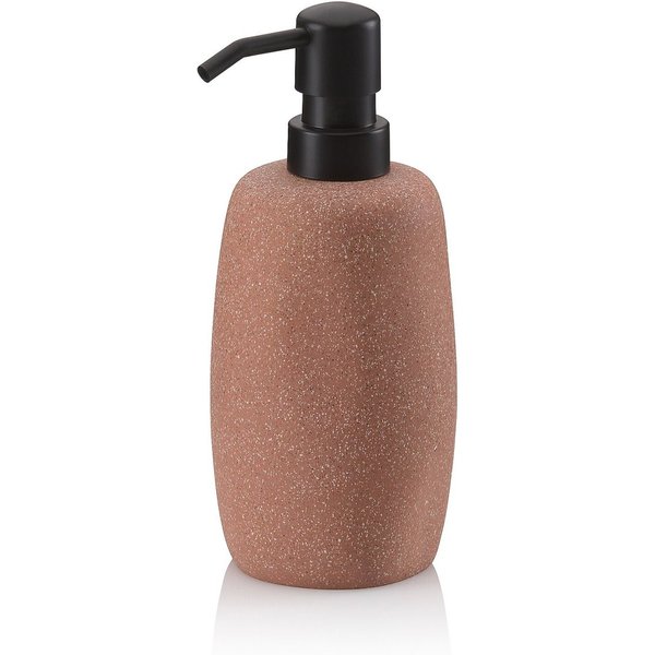 Distributeur de savon Roda, ciment kela; 0.2 l, 18 cm (H); brun; rond(e)