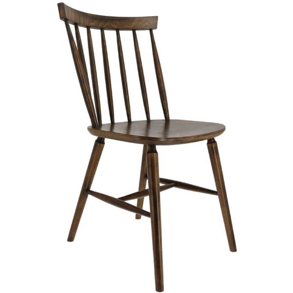 Chaise Nancy Ligne CHR; 50x66x93 cm (lxPxH); brun; 2 pièce(s) / Lot